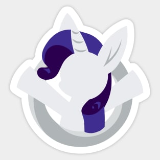 Plain Rarity Sticker